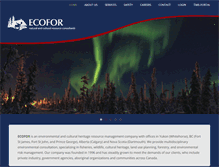 Tablet Screenshot of ecofor.ca